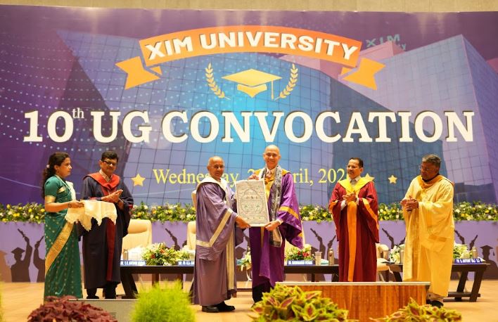 XIM University, Bhubaneswar celebrates its 10th Undergraduate Convocation with elegance and pride!